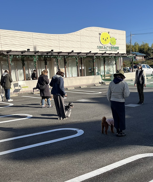 駐車場でのトレーニング風景4